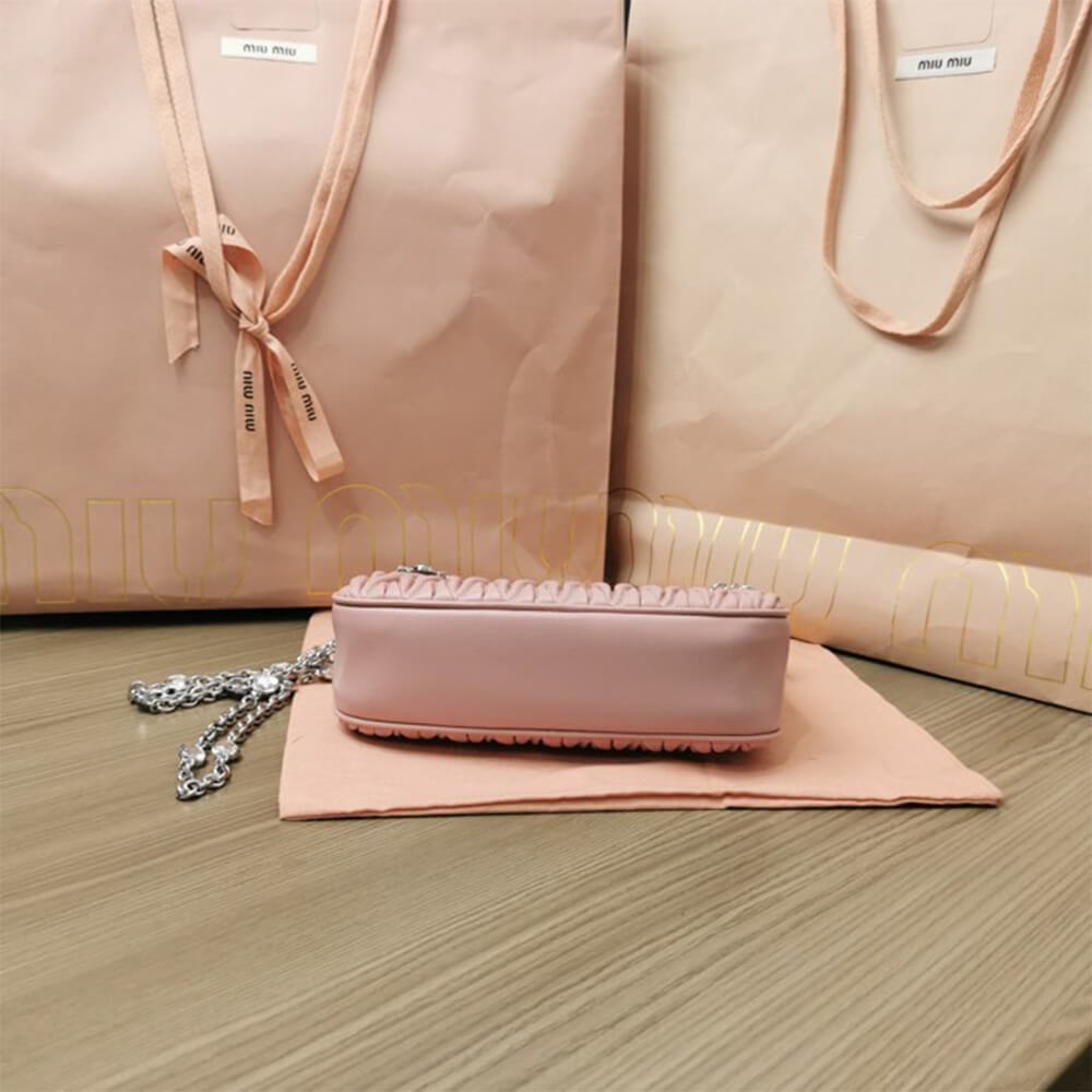 M1um1u Matelasse nappa leather shoulder bag