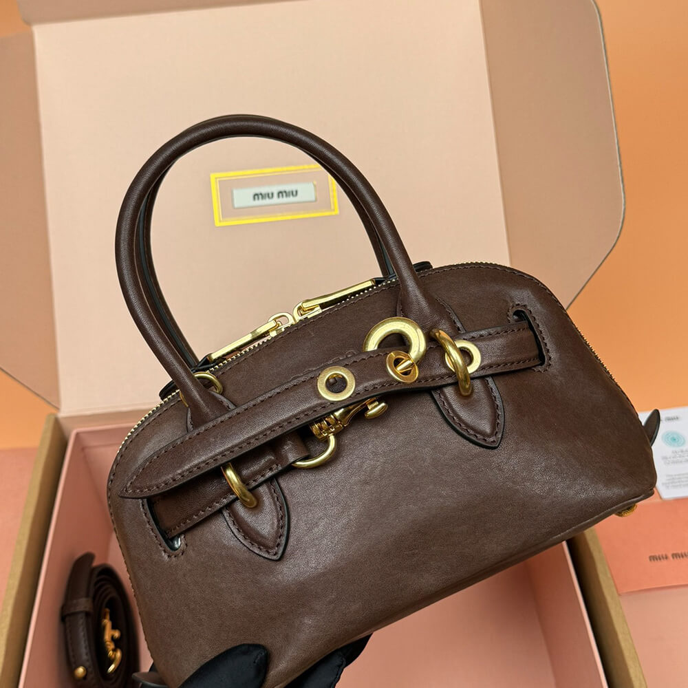 M1um1u Aventure mini nappa leather bag(HIGH-END GRADE)