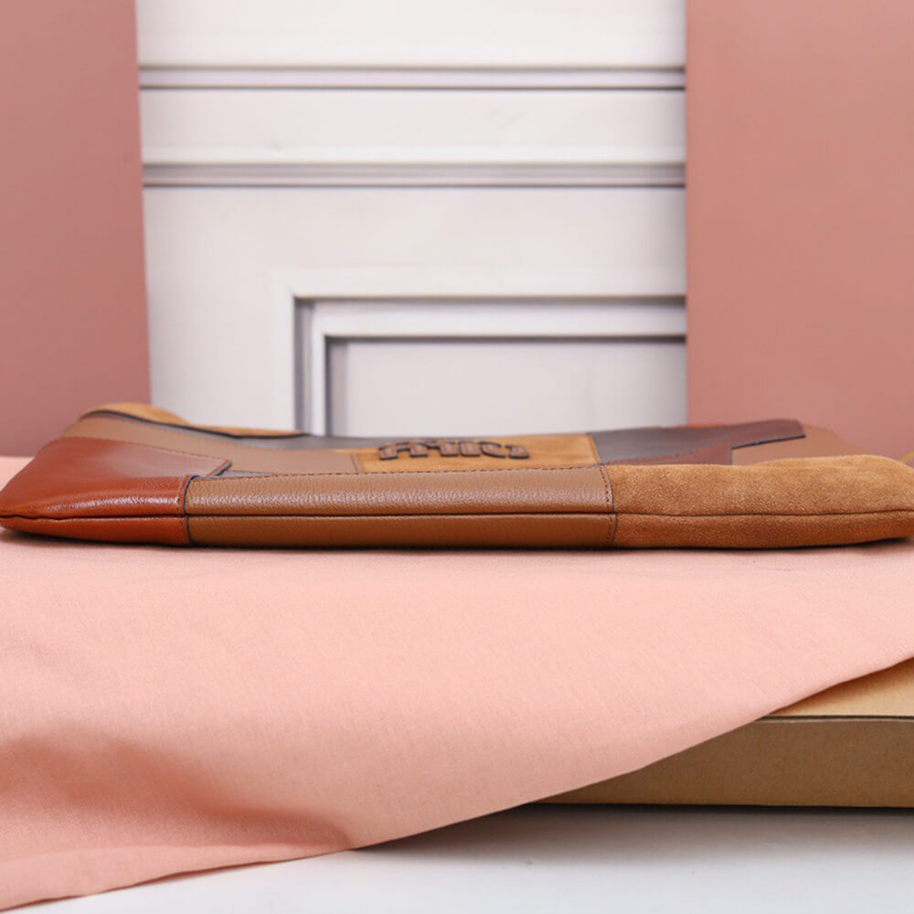 M1um1u REGULAR IVY leather patchwork bag(HIGH-END GRADE)